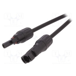 1 pcs x - SOLCON4-10M-MF-CAB - Cable: solar, male, female, 4mm2, plug, plug, PIN: 1, 10m, straight