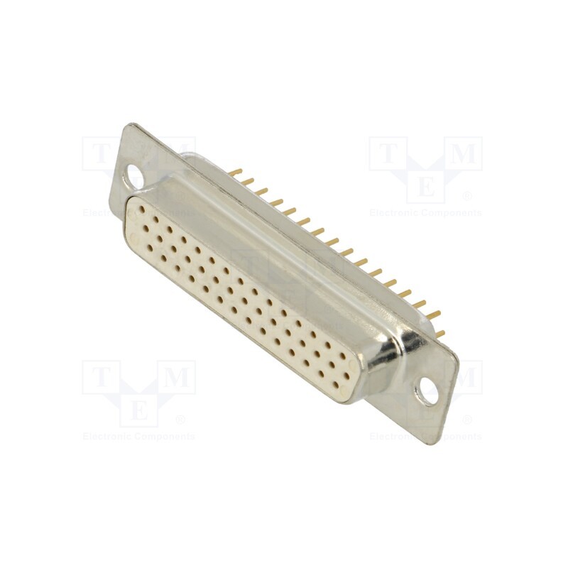 1 pcs x Deltron AG - HD-D44SY/2 - D-Sub HD, PIN: 44, socket, female, on PCBs, straight, THT