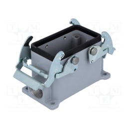 1 pcs x ILME - JCVP 10 - Enclosure: for HDC connectors, JEI®-V, size 57.27, closed, PG16