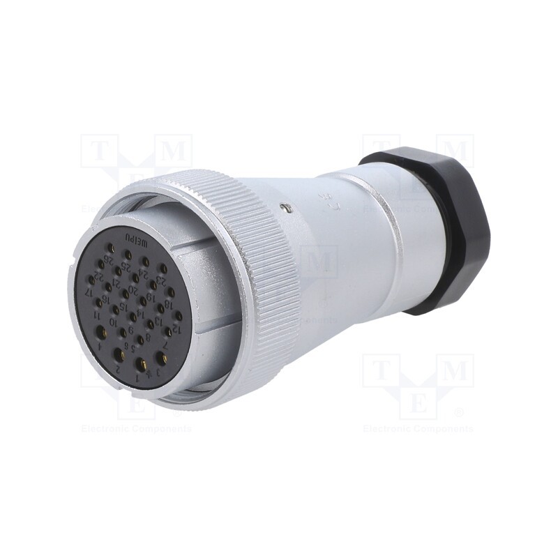 1 pcs x WEIPU - WF40K26TA1 - Plug, WF40, female, PIN: 26(22+4), IP65, 11.5÷24.5mm, 10A,25A, 500V