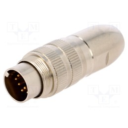 1 pcs x LUMBERG - 0332 12 - Connector: M16, plug, male, soldering, for cable, PIN: 12, 3A, 60V