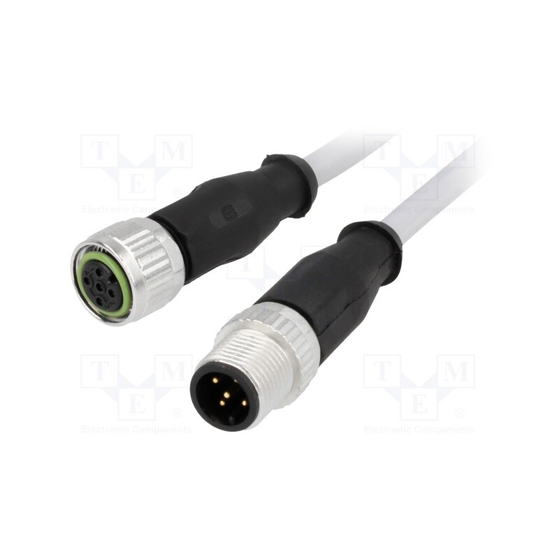 1 pcs x HARTING - 21348485585020 - Cable: for sensors/automation, PIN: 5, M12-M12, 2m, plug, plug, male