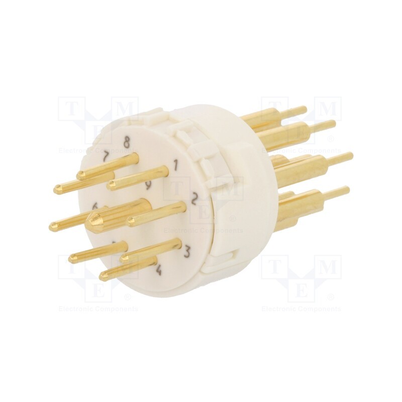 1 pcs x HARTING - 9151092603 - Connector: M23, contact insert, PIN: 9(1+8), male, THT, 200V