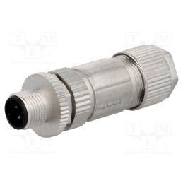 1 pcs x AMPHENOL LTW - MSAS-04BMMB-SL7001 - Plug, M12, PIN: 4, male, A code-DeviceNet / CANopen, for cable
