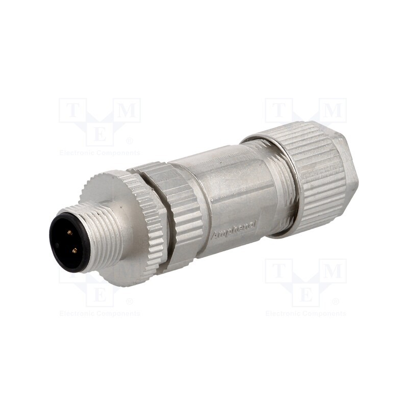 1 pcs x AMPHENOL LTW - MSAS-04BMMB-SL7001 - Plug, M12, PIN: 4, male, A code-DeviceNet / CANopen, for cable