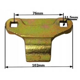 Knife clamp, scythe holder, galvanized, Claas 6762360