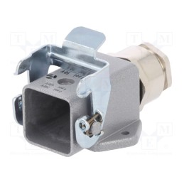 1 pcs x WIELAND - 76.322.0736.0 - Enclosure: for HDC connectors, size 3, Locking: with latch