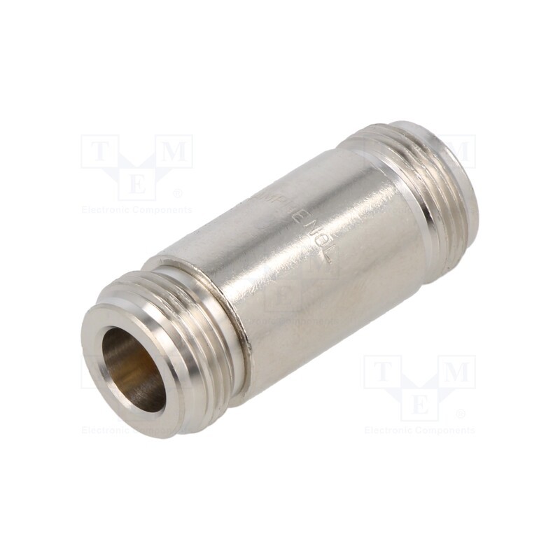 1 pcs x AMPHENOL RF - 082-101-RFX - Adapter, N female,both sides, Insulation: PTFE, 50Ω, Mat: brass