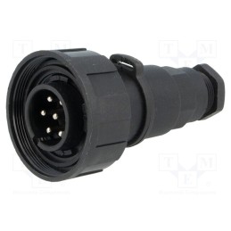 1 pcs x BULGIN - PX0745/P - Connector: circular, plug, male, PIN: 7, Standard Buccaneer®, IP68