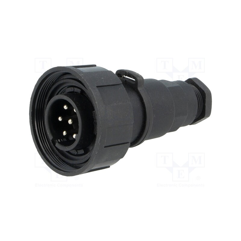 1 pcs x BULGIN - PX0745/P - Connector: circular, plug, male, PIN: 7, Standard Buccaneer®, IP68