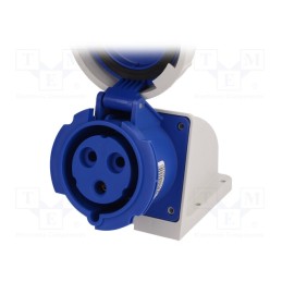 1 pcs x PCE - 1232-6 - Connector: AC supply, socket, female, 32A, 230VAC, IEC 60309, IP67