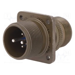 1 pcs x AMPHENOL - 97-3100A-16-9P - Connector: circular, size 16, 97, aluminium alloy, olive, socket