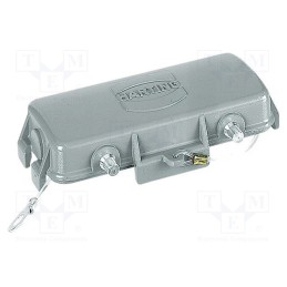 1 pcs x HARTING - 9300165425 - Protection cover, Han, size 16B, for double latch, metal