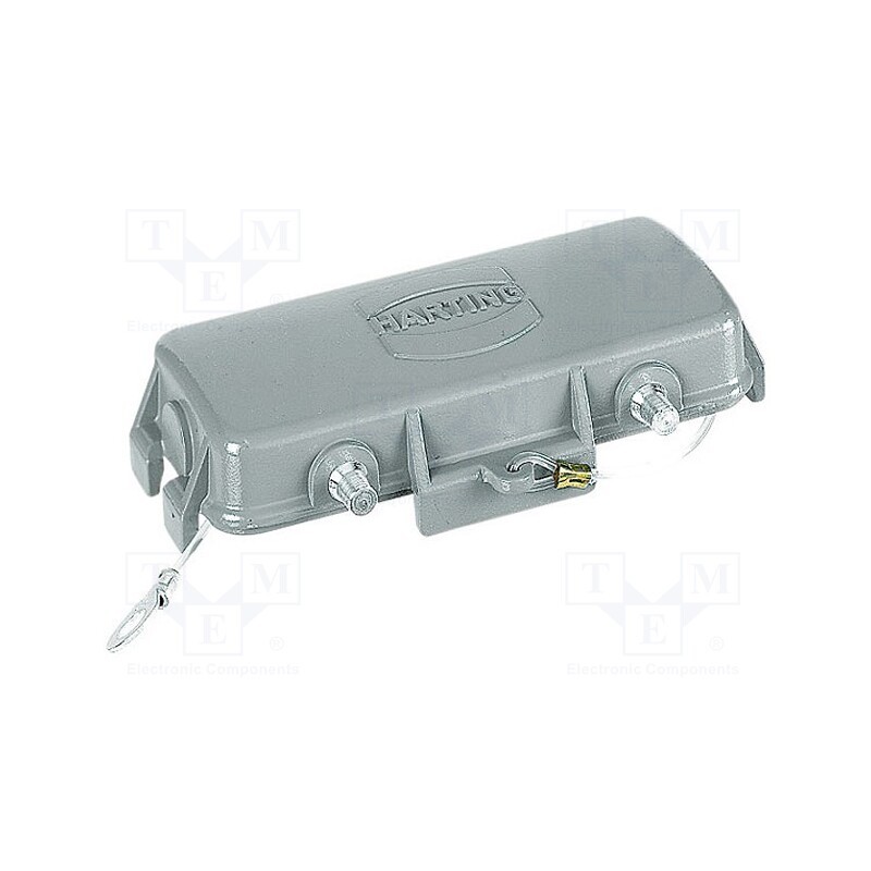 1 pcs x HARTING - 9300165425 - Protection cover, Han, size 16B, for double latch, metal