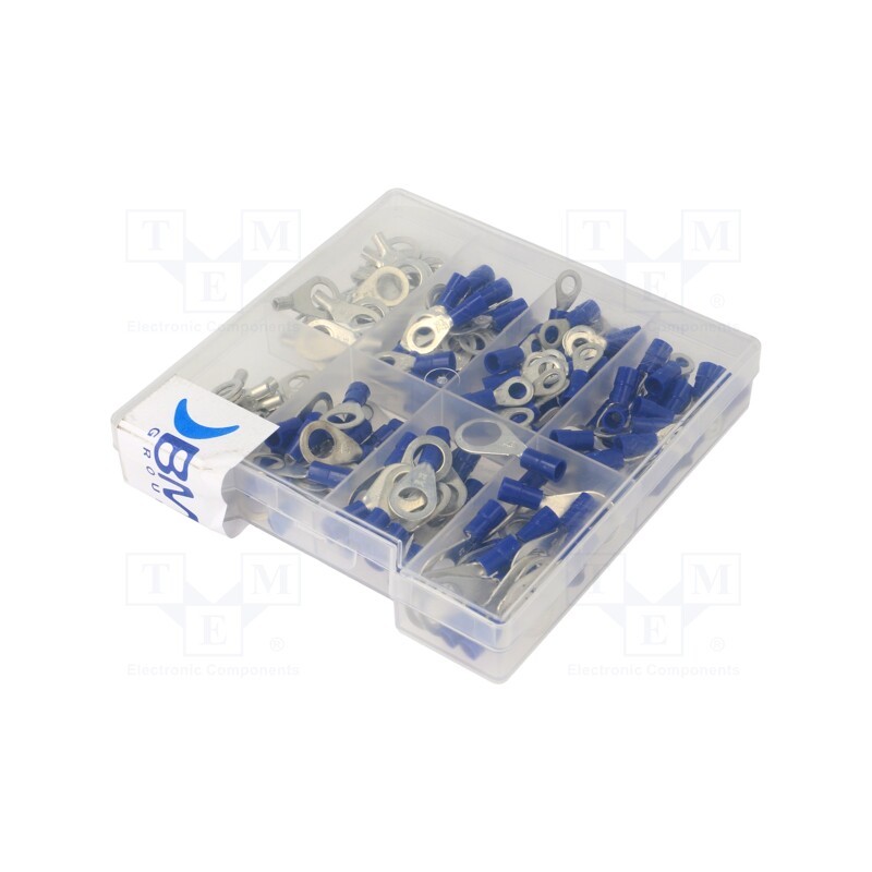1 set x BM GROUP - BM01231/170 - Kit: ring terminals, crimped, for cable, insulated,non-insulated