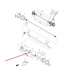 D28286846 gear wheel of inclined feeder 15 teeth