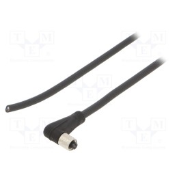 1 pcs x BINDER - 79 3110 52 04 - Connector: M5, plug, 707, female, PIN: 4, unshielded, gold-plated, 1A