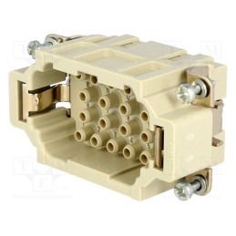1 pcs x HARTING - 9320183001 - Connector: HDC, contact insert, male, Han® EE, PIN: 18, 18+PE, 16A