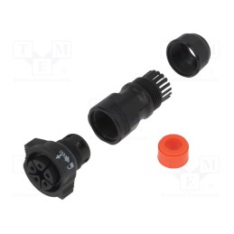 1 pcs x AMPHENOL LTW - DC-05BFFB-QL8SPP - Connector: circular, female, plug, screw terminal, PIN: 5, X-Lok
