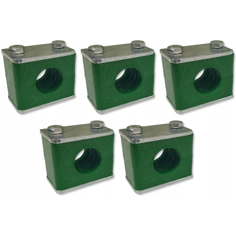 5x single clamp 22mm for mounting hydraulic lines