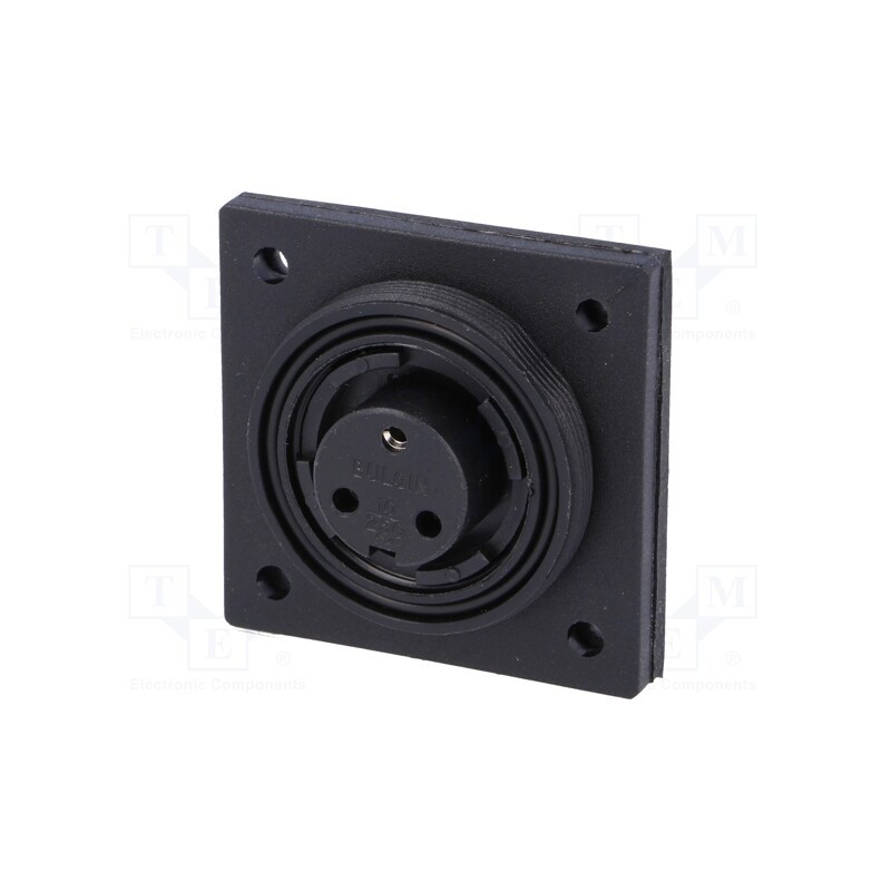 1 pcs x BULGIN - PX0765/S - Connector: circular, socket, female, PIN: 3, Standard Buccaneer®