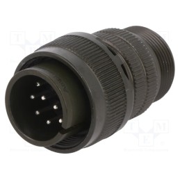 1 pcs x AMPHENOL - DS3106A 18-1P - Connector: circular, size 18, MS/DS, aluminium alloy, olive, plug