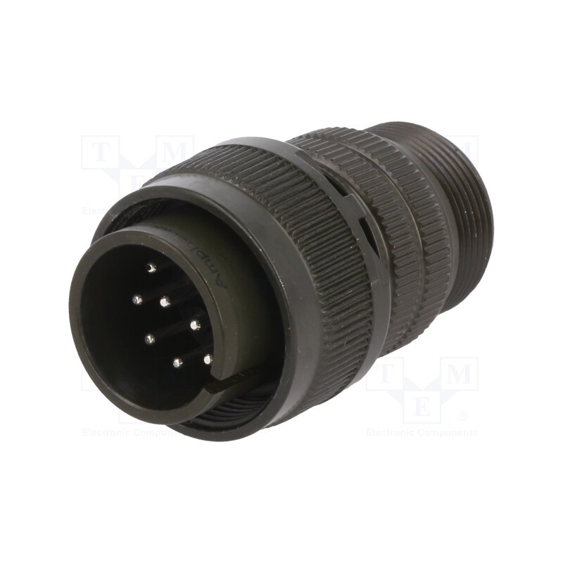 1 pcs x AMPHENOL - DS3106A 18-1P - Connector: circular, size 18, MS/DS, aluminium alloy, olive, plug