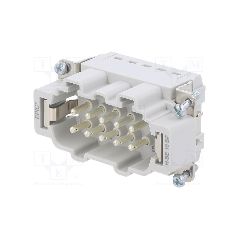 1 pcs x LAPP - 44423202 - Connector: HDC, contact insert, male, EPIC H-BE, PIN: 10, 10+PE