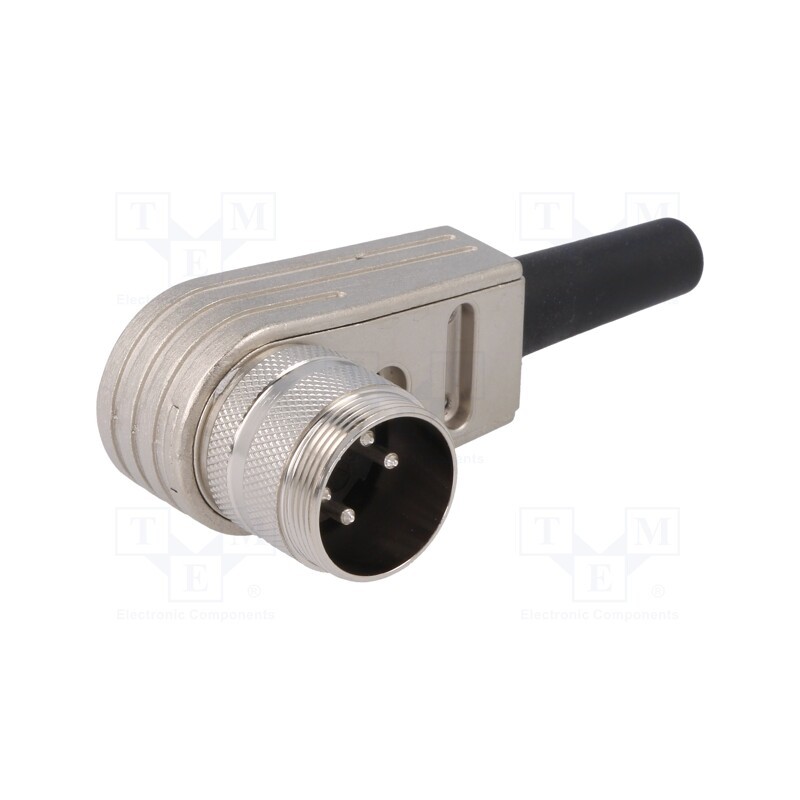 1 pcs x AMPHENOL - T3360005U - Connector: M16, plug, male, soldering, for cable, PIN: 5, 5A, 300V