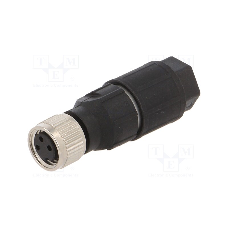 1 pcs x LAPP - 22260986 - Connector: M8, female, PIN: 3, straight, for cable, plug, 4A, 40V