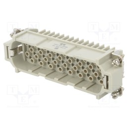 1 pcs x TE Connectivity - HD-064-M - Connector: HDC, male, HD, PIN: 64, 64+PE, size 8, w/o contacts, 10A