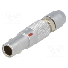 1 pcs x LEMO - FGG.00.302.CLAD35 - Connector: circular, 00, plug, male, PIN: 2, soldering, for cable