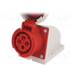 1 pcs x PCE - 1142-6 - Connector: AC supply 3-phase, socket, female, 16A, 400VAC, IP67