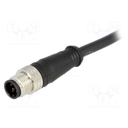 1 pcs x MOLEX - 120006-1345 - Plug, M12, PIN: 5, male, A code-DeviceNet / CANopen, 5m, IP67, 60V