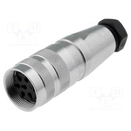 1 pcs x AMPHENOL - C09131D0061002U - Connector: M16, plug, female, soldering, for cable, PIN: 6, 5A, 300V