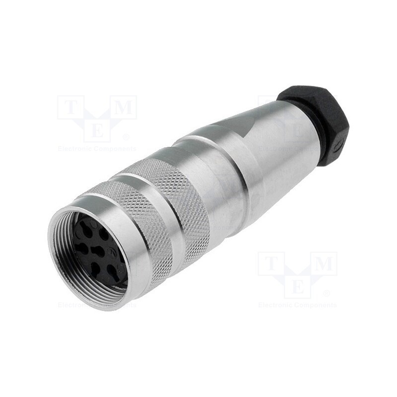 1 pcs x AMPHENOL - C09131D0061002U - Connector: M16, plug, female, soldering, for cable, PIN: 6, 5A, 300V