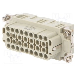 1 pcs x TE Connectivity - HEE-032-F - Connector: HDC, female, HEE, PIN: 32, 32+PE, size 6, w/o contacts