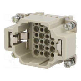 1 pcs x HARTING - 9160243001 - Connector: HDC, contact insert, male, Han® DD, PIN: 24, 24+PE, 10A