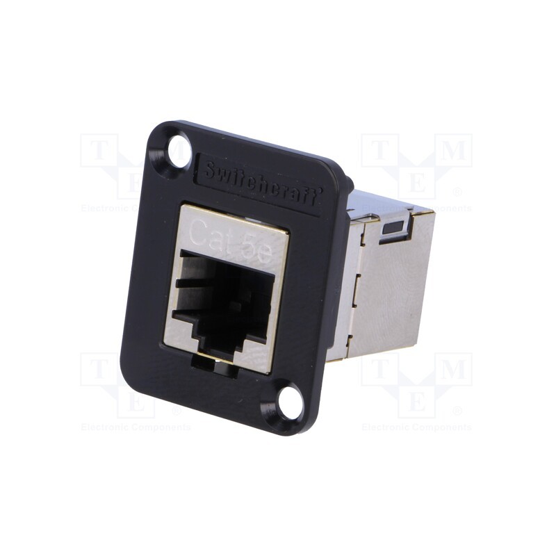 1 pcs x SWITCHCRAFT - EHRJ45P5ES - Coupler, EH, Cat: 5e, shielded, RJ45 socket,both sides