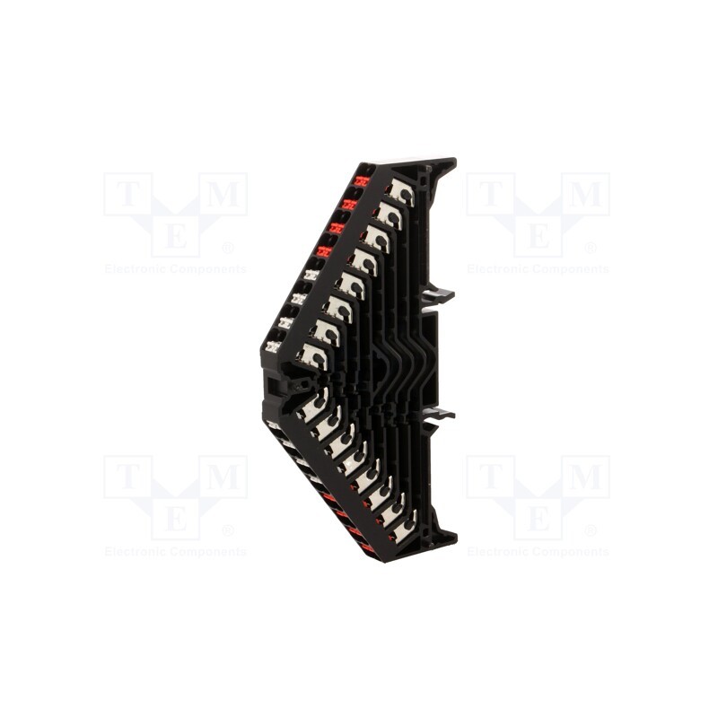 1 pcs x WEIDMu00dcLLER - 1173800000 PRV 8 SW 35X7.5 WS/RT - Splice terminal: rail, 1.5mm2, ways: 8, terminals: 32, black, 250VAC