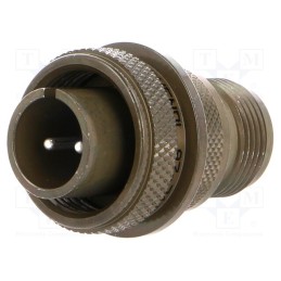 1 pcs x AMPHENOL - 97-3106A-12S-3P - Connector: circular, size 12S, 97, aluminium alloy, olive, plug