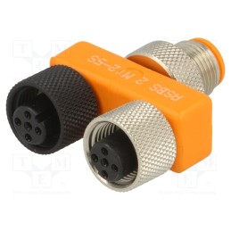 1 pcs x LUMBERG AUTOMATION - 11122 ASBS 2 M12-5S - T adapter, M12 male,M12 female x2, A code-DeviceNet / CANopen