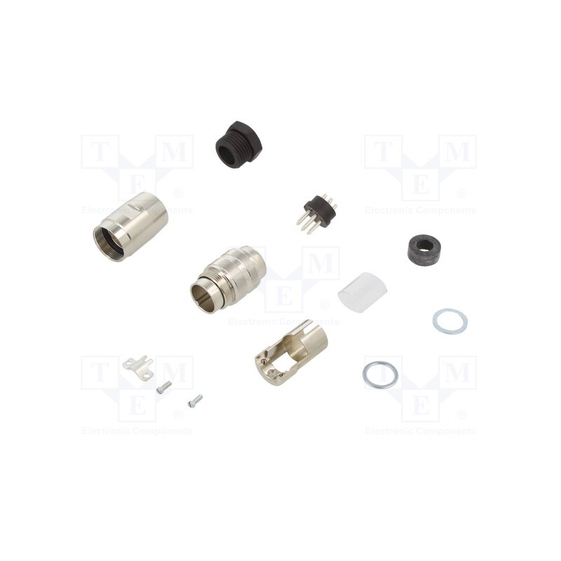 1 pcs x AMPHENOL - C09131H0071012U - Connector: M16, plug, male, soldering, for cable, PIN: 7, 7A, 300V