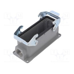 1 pcs x DEGSON ELECTRONICS - D24B-SF-2L-M25 - Enclosure: for HDC connectors, size D24B, for double latch, M25