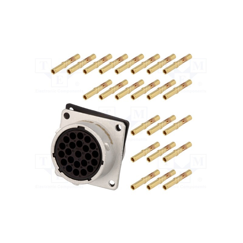 1 pcs x AMPHENOL - RT001823SNH-K - Connector: circular, RT360, socket, female, crimped, PIN: 23, 13A