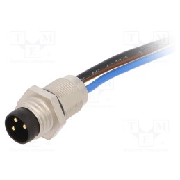1 pcs x LAPP - 22260100 - Connector: M8, male, PIN: 3, for panel mounting,rear side nut