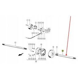 606872 1 brake intermediate shaft