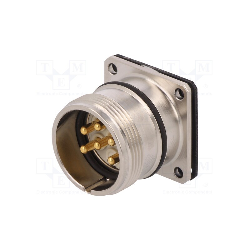 1 pcs x BINDER - 99 4637 00 06 - Connector: M23, socket, 623, male, PIN: 6, unshielded, gold-plated