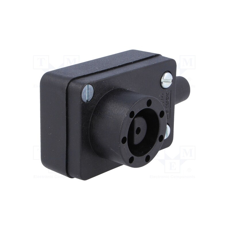 1 pcs x BULGIN - PX0956/S - Connector: circular, soldering,screw terminal, female, 9mm, 6A