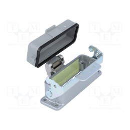 1 pcs x AMPHENOL - C14610F0250032 - Enclosure: for HDC connectors, C146, size A16, with latch, IP65